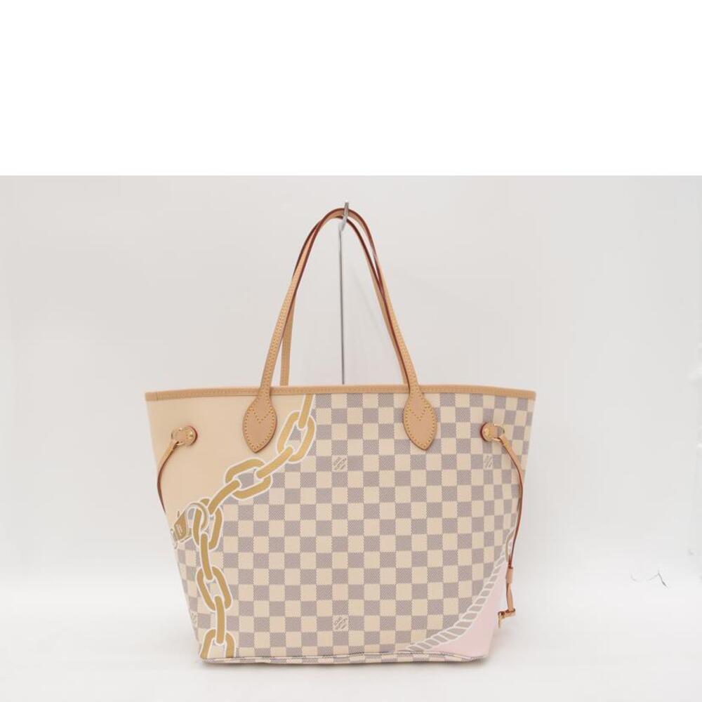 Louis Vuitton Neverfull Nautical Damier Azur White